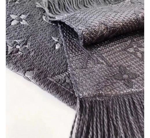 Wool scarf & pocket square Louis Vuitton Black in Wool - 36562780